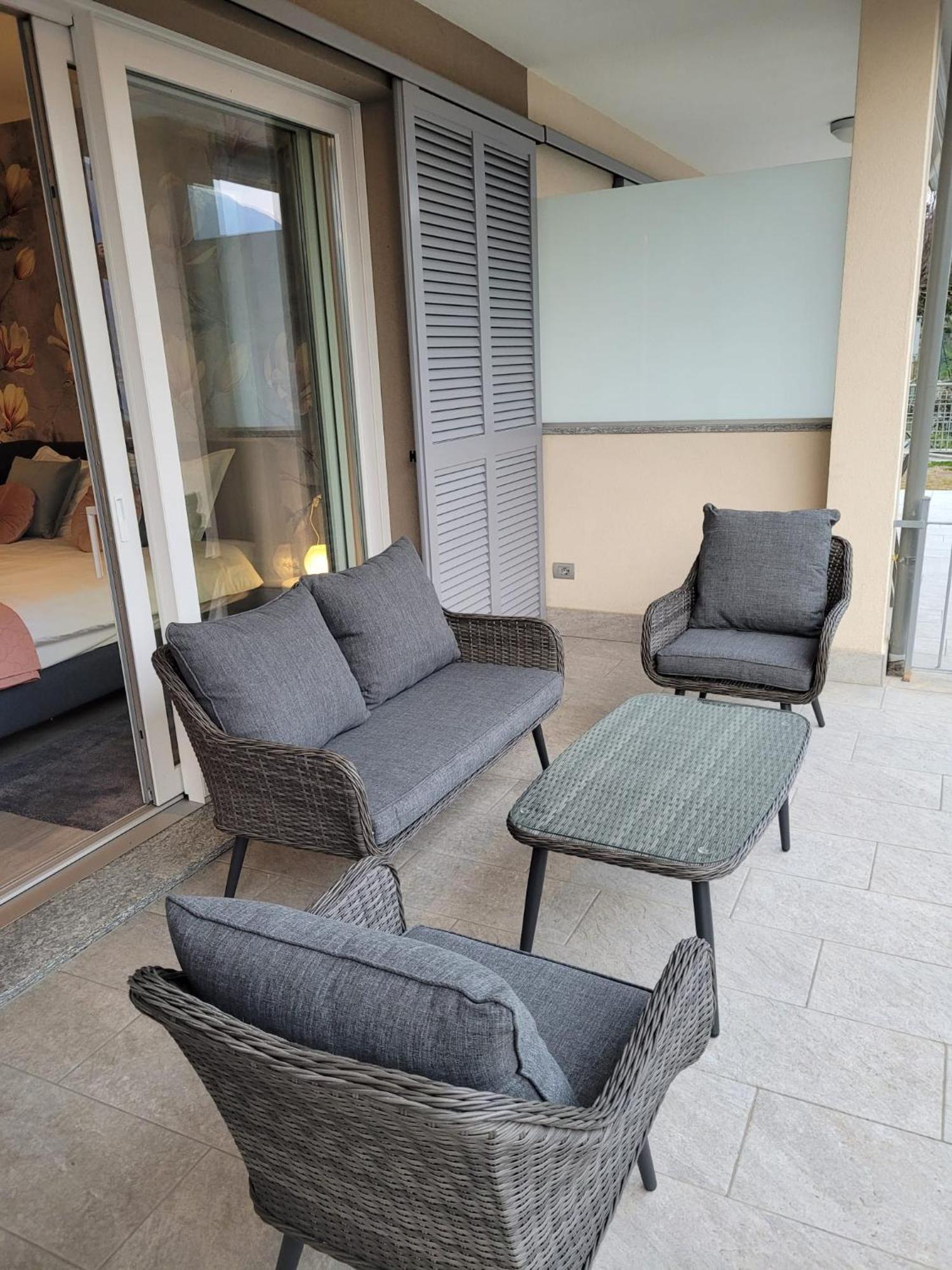 Lago-Apartment Midy, Sfeervol, Zwembad, Airco โดมาโซ ภายนอก รูปภาพ